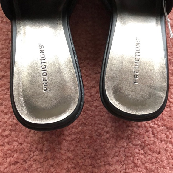 Predictions Black Mary Slide Mule-New-Size 8 - Picture 3 of 6